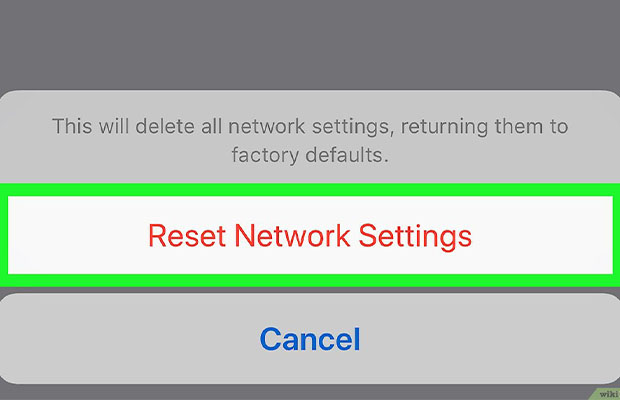 Reset network settings