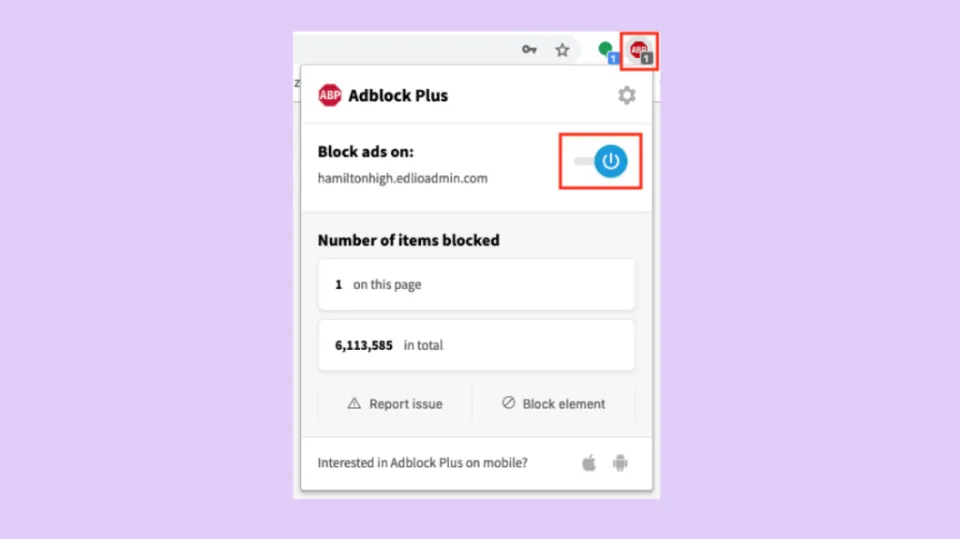 Disable Ad Blocker