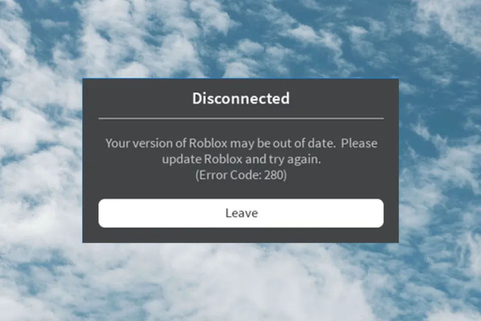 Roblox Error Code 280