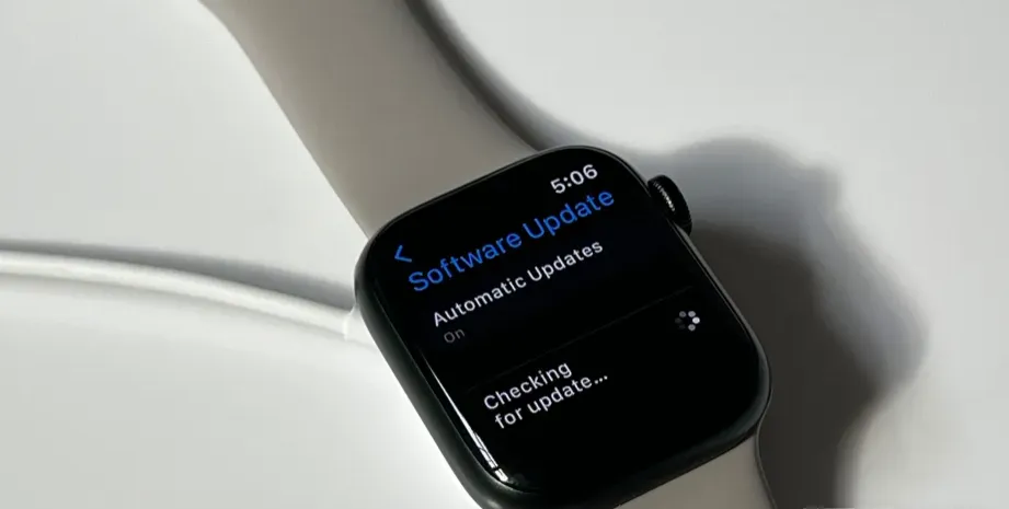 Update the WatchOS Software