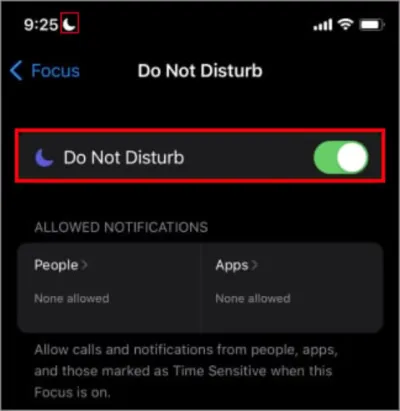 Do Not Disturb Mode