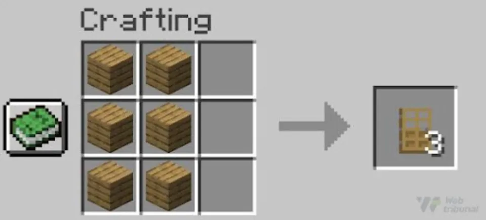 Door Recipe in Minecraft