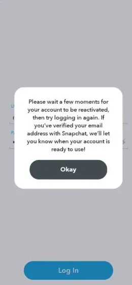  Reactivate Snapchat Account 