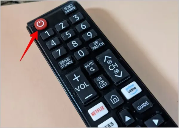 Restart the TV Using the Remote