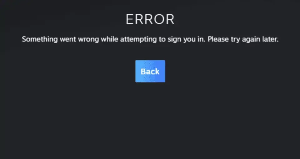 Error Code E84 on Steam