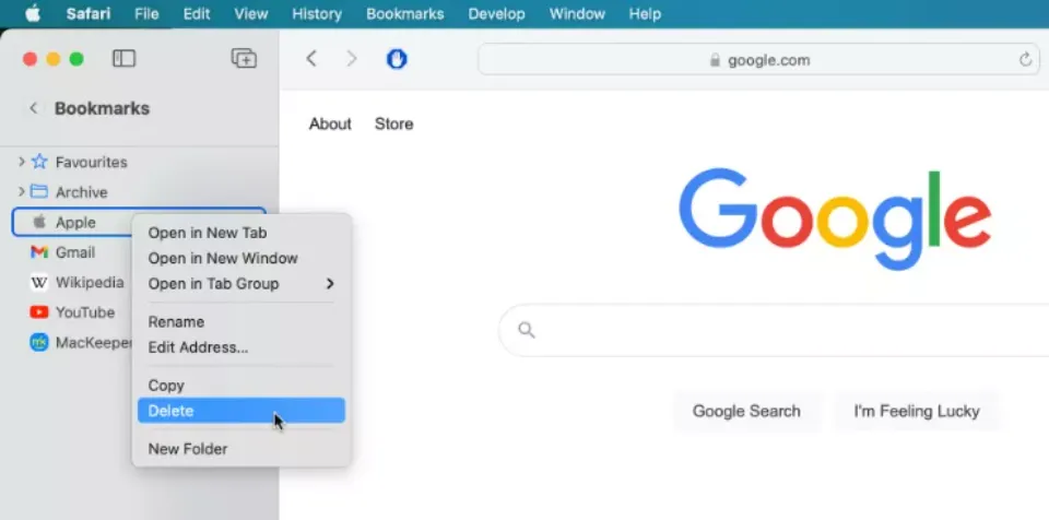 How to Delete Bookmarks from Mac