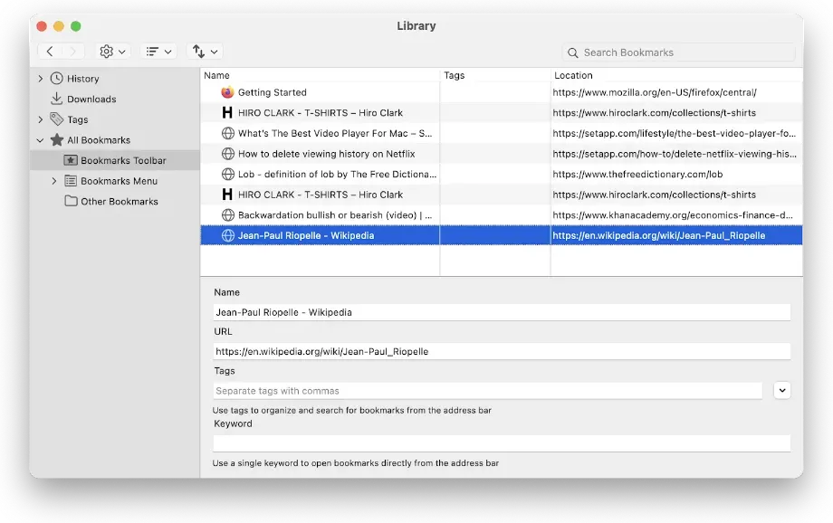 How to Delete Bookmarks in Mozilla Firefox