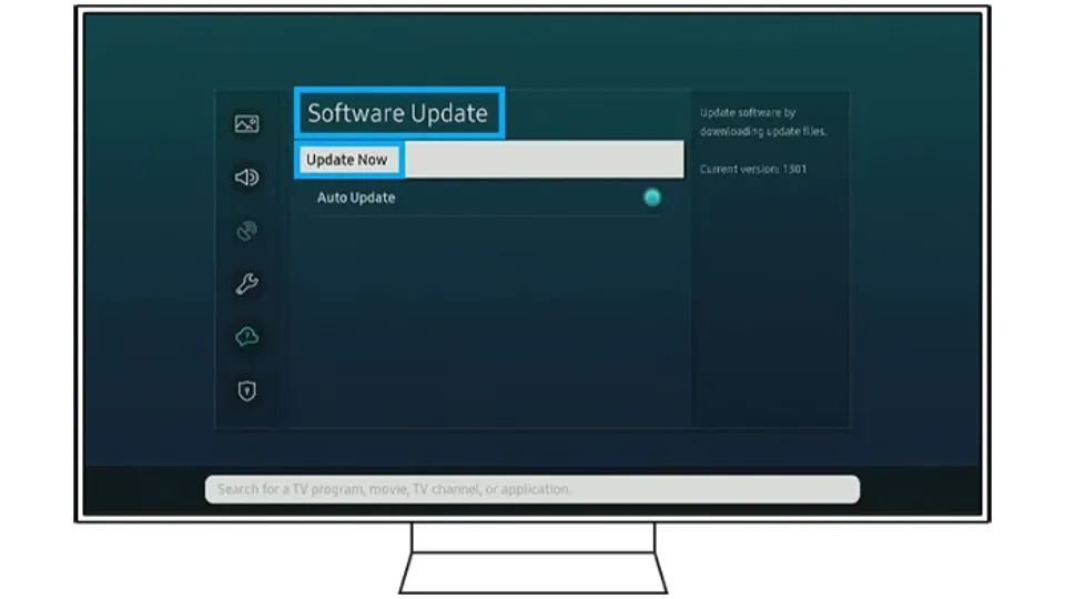 Samsung tv Software Updates