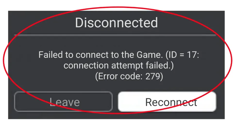 What is Error Code 279 in Roblox