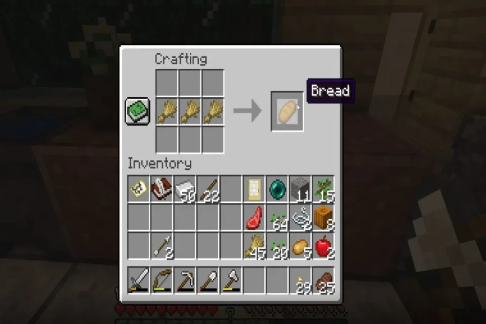 Make Bread in Minecraft