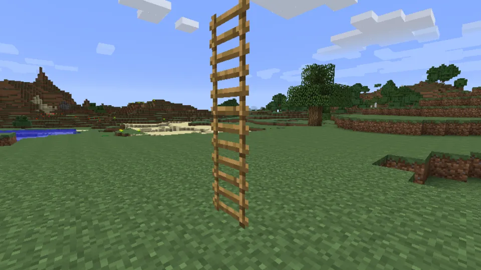 How to Make a Ladder in Minecraft