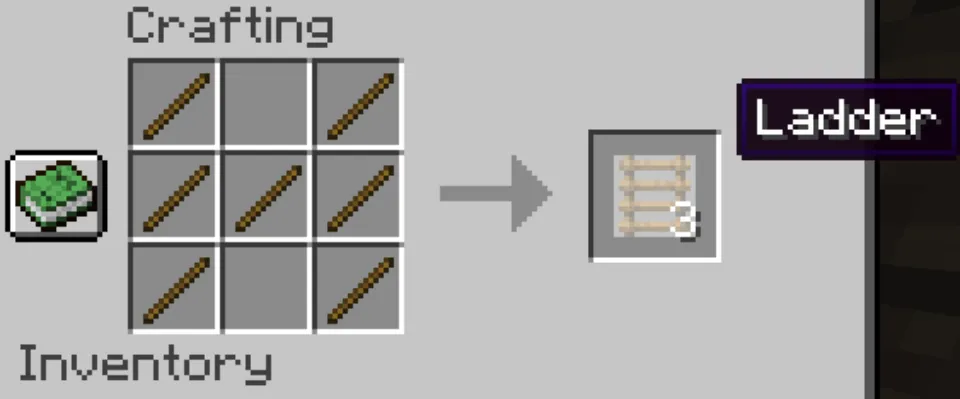 How to Make a Ladder in Minecraft