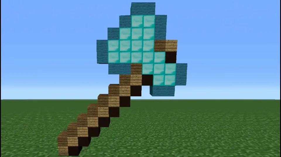 How to Make An Axe on Minecraft